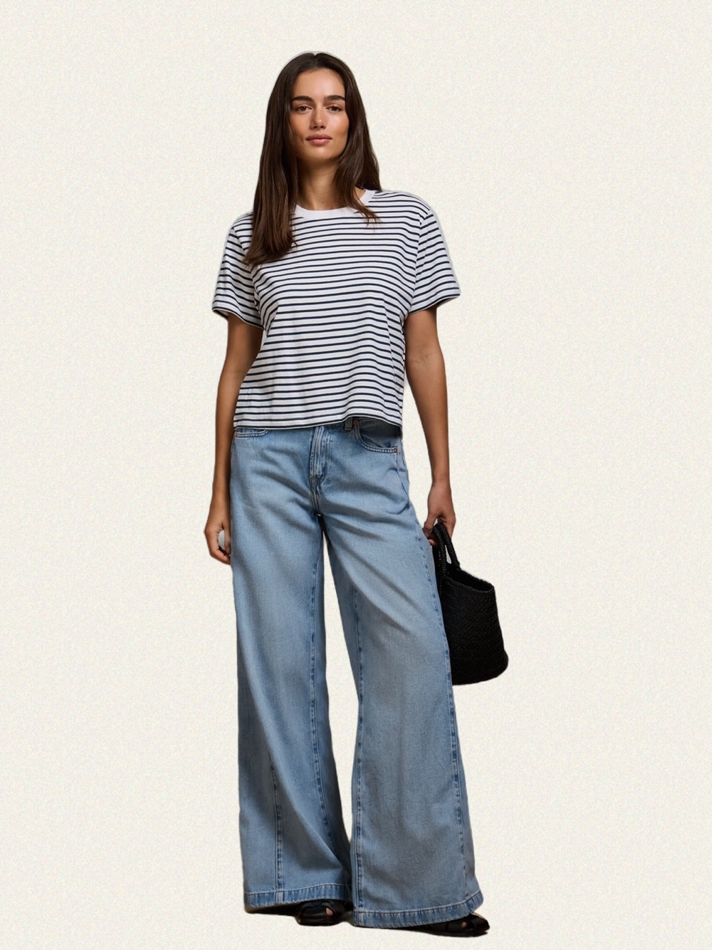 AE77 Premium Super Wide Jean
